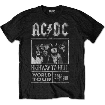 AC/DC Риза Highway to Hell World Tour 1979/1980 Unisex Black S (ACDCTTRTW01MB01)