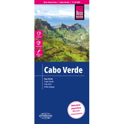 World Mapping Project Reise Know-How Landkarte Cabo Verde 1:135.000