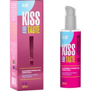 Intt Cosmetics Kiss and Taste - загряващ лубрикант гел - къпина - 55 мл - lovesexshop