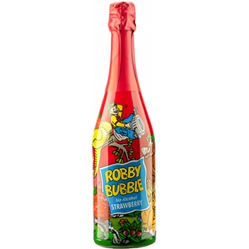 Robby Bubble Nealkoholický perlivý nápoj jahoda 0,75 l