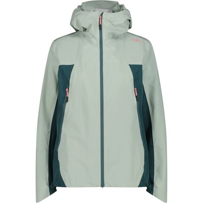 CMP Дамско водоустойчиво яке Cmp Women's Jacket Fix Hood 2 Layer Waterproof jacket - Jade - размер 34 (EU) (102-4660-0211)