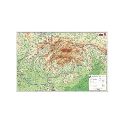 Podložka na stôl mapa Slovenskej republiky