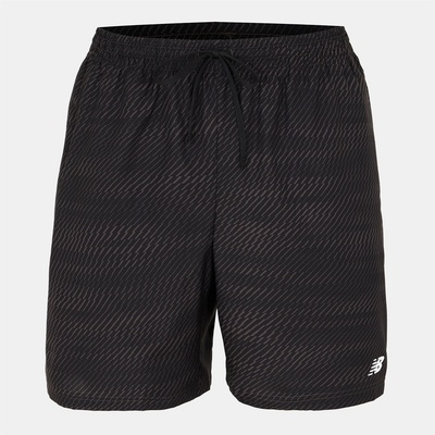 New Balance Къси панталони New Balance Men's Performance Running Shorts - Black Print