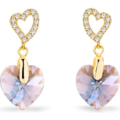 Spark fialové se Swarovski Elements Amore KCSG622810LAMSH Light Amethyst Shimmer