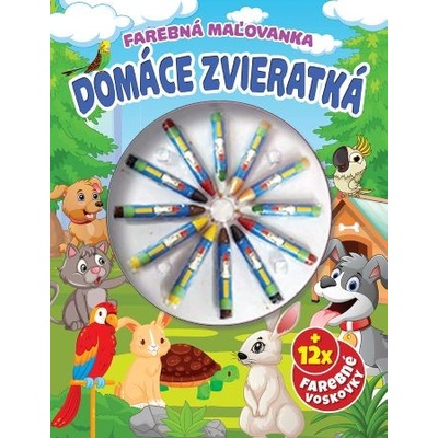 Farebná maľovanka Domáce zvieratká