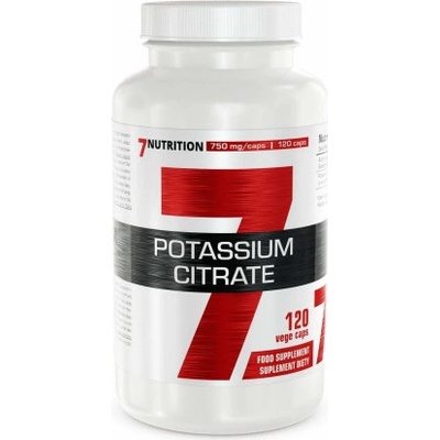 7 Nutrition potassium citrate 120 kapslí