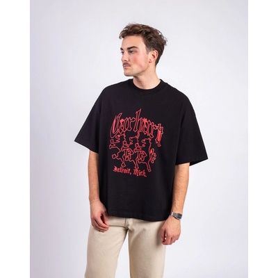 Carhartt WIP S/S Hackwork T-Shirt Black heavy stone wash