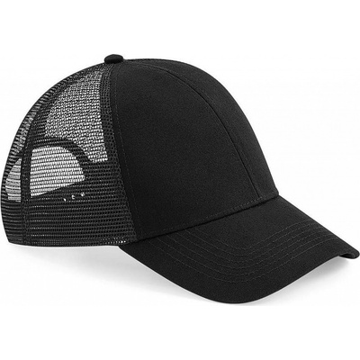 Beechfield Organic Cotton Trucker ČIERNA