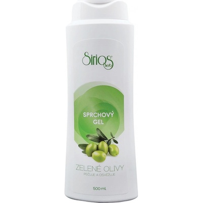 Sirios Aroma sprchový gél zelené olivy 500 ml