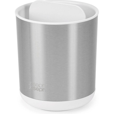 Joseph Joseph Чаша за четка за зъби DUO STEEL 70607 12 cm, сребърен, пластмаса / неръждаема стомана, Joseph Joseph (JS70607)