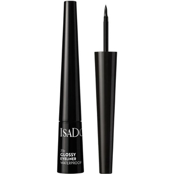 IsaDora Водоустойчива очна линия Glossy, 40 Chrome Black, 2.5 ml