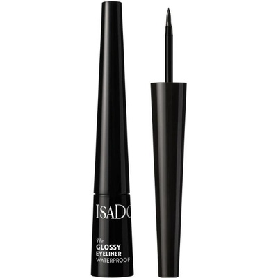 IsaDora Водоустойчива очна линия Glossy, 40 Chrome Black, 2.5 ml