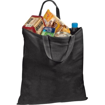 Bavlnená nákupná taška, čierna