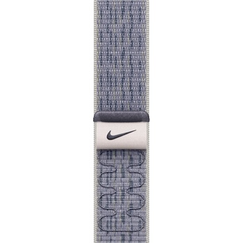 Apple Каишка от Apple - 46 мм Grey/Blue Nike Sport Loop (MXU13ZM/A)