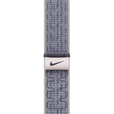 Apple Каишка от Apple - 46 мм Grey/Blue Nike Sport Loop (MXU13ZM/A)