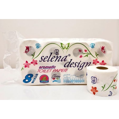 Селена Тоалетна хартия Селена 8бр 3пл (718)