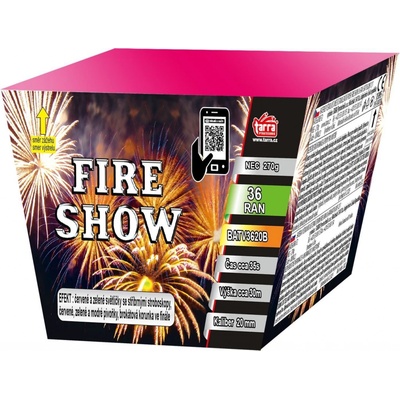 Baterie výmetlic FIRE SHOW 36 ran 12 1 Čína BATV3620B