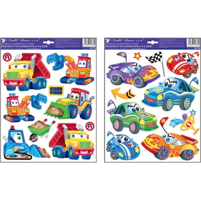 Anděl 10178 Samolepky na zeď auta 33 x 29 cm – Zboží Dáma