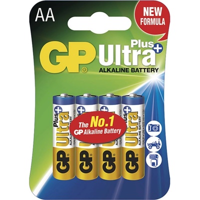 GP Ultra Plus Alkaline AA 4ks 1017214000