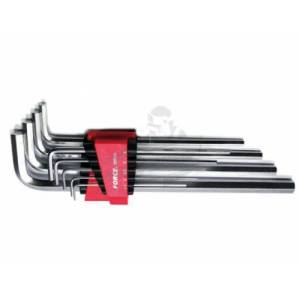 FORCE Шестограми Г-образни удължени EXTRA (1.5-10mm) комплект 9 бр. JN66320 FORCE (JN66320)