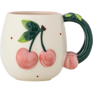 Bloomingville Кремава керамична чаша 420 ml Berrie - Bloomingville (82072813)