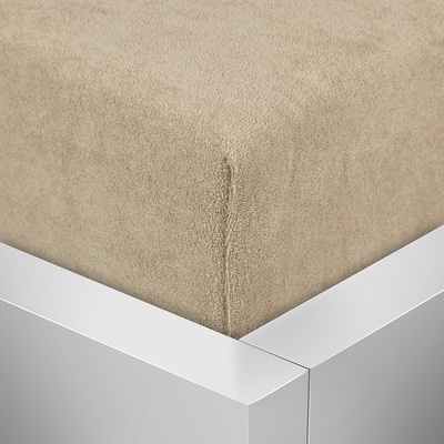 Top prostěradla.cz froté prostěradlo Premium béžové 90x200