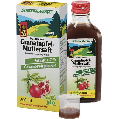 Bio čerstvá rastlinná šťava Schoenenberger - Granátové jabĺčko 200ml