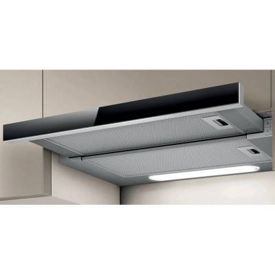 Elica Абсорбатор за вграждане Elica Elite 14 Lux GRVT 60, 121 W, 60 см, Клас D, 304 м3/ч, LED осветление, Сив/Черен (Elite 14 Lux GRVT 60)