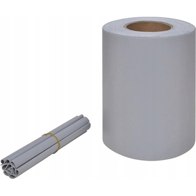 zahrada-XL Zahradní zástěna PVC 70 x 0,19 světle šedá