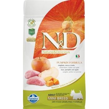 N&D Grain Free Pumpkin DOG Adult Mini Boar & Apple 0,8 kg