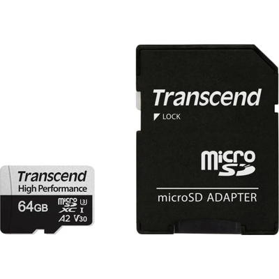 Transcend microSDXC 64GB UHS-I/U3/A2 TS64GUSD330S