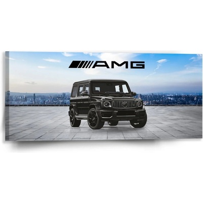 Sablio Obraz AMG auto - 110x50 cm