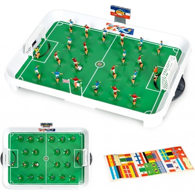 MULTISTORE Mini stolný futbal hraný na pružinách pre 22 hráčov