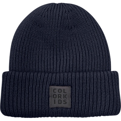 Detská čiapka Color Kids Beanie W. Wool Total Eclipse