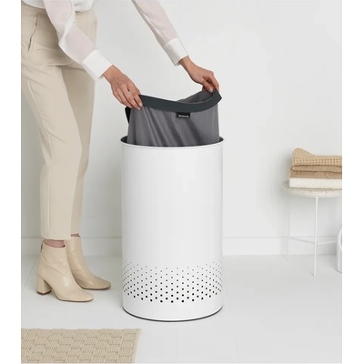 Brabantia Кош за пране Brabantia 60 L в бяло (304880)