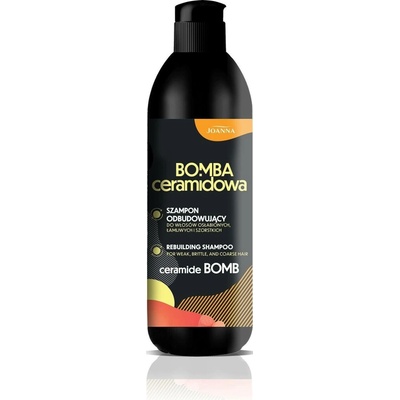 Joanna Ceramide Bomb Rebuilding Shampoo regenerační šampon pro lámavé a namáhané vlasy 500 ml