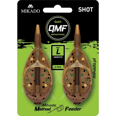 Mikado KRMÍTKO - METHOD FEEDER SHOT Q.M.F. SYSTEM L - 20g - 2 ks Velikost: L