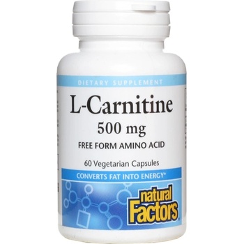 Image 1 of Natural Factors L-Carnitine 500 mg [60 капсули]