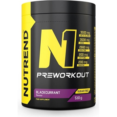 NUTREND N1 Pre-Workout 510 g – Zbozi.Blesk.cz