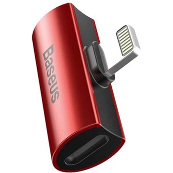 Baseus Двоен Lightning адаптер за устройства с Lightning порт - Baseus Double Lightning Adapter L46 (червен) (CAL46-91)