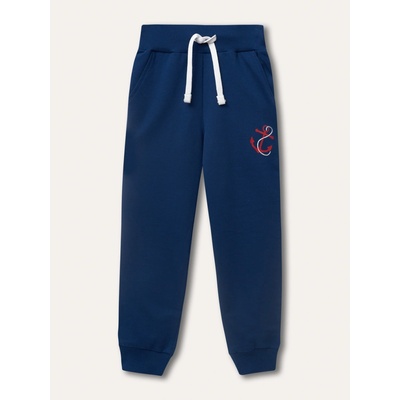 Winkiki Kids Wear chlapecké tepláky Anchor navy červená