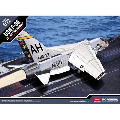 Academy Model Kit letadlo 12521 USN F-8E VF-162 The Hunters 36-12521 1:72