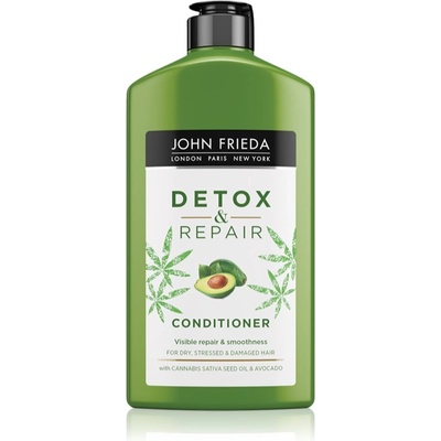 John Frieda Detox & Repair почистващ и детоксикиращ балсам за всички видове коса 250ml