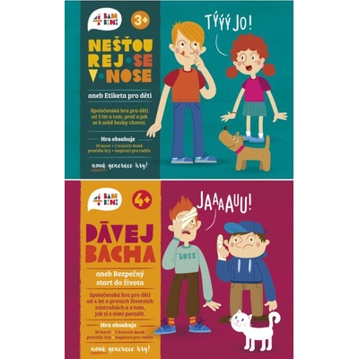 4bambini Sada her Nová generace Nešťourej se v nose! + Dávej bacha!