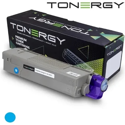 Compatible съвместима Тонер Касета Compatible Toner Cartridge OKI 44315303 Cyan, 6k (TONERGY-OKI-C610-C)