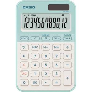 Casio Калкулатор, настолен, 12 цифри, casio, „ms 20 yc, светлозелен (ms 20 yc lg) Калкулатори