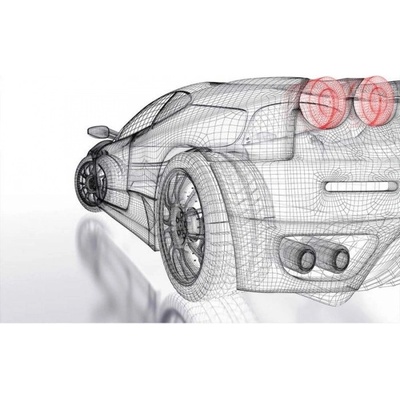 DIMEX ART Флизелинов фототапет светъл модел на кола 375 x 250 см