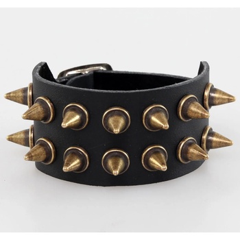 Image 1 of Black & metal гривна spikes 2 - bwz-514