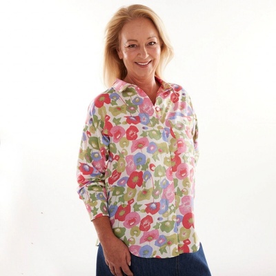 Blancheporte oversize s potiskem zelená/červená