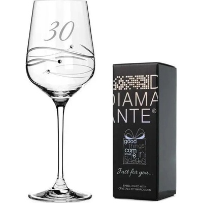 Diamante výroční sklenice na víno 30 450 ml